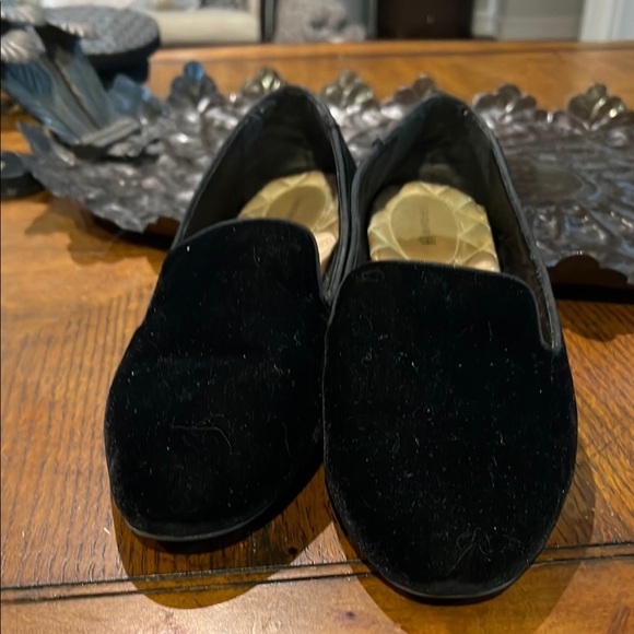 Birdies Shoes - Black Birdies Starling  Velvet Loafers 10. SH129